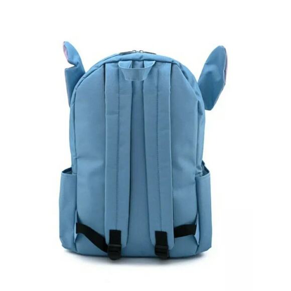 Loungefly Disney Stitch Full Size Nylon Backpack Ears Coconut New NO TAGS Large main image 4